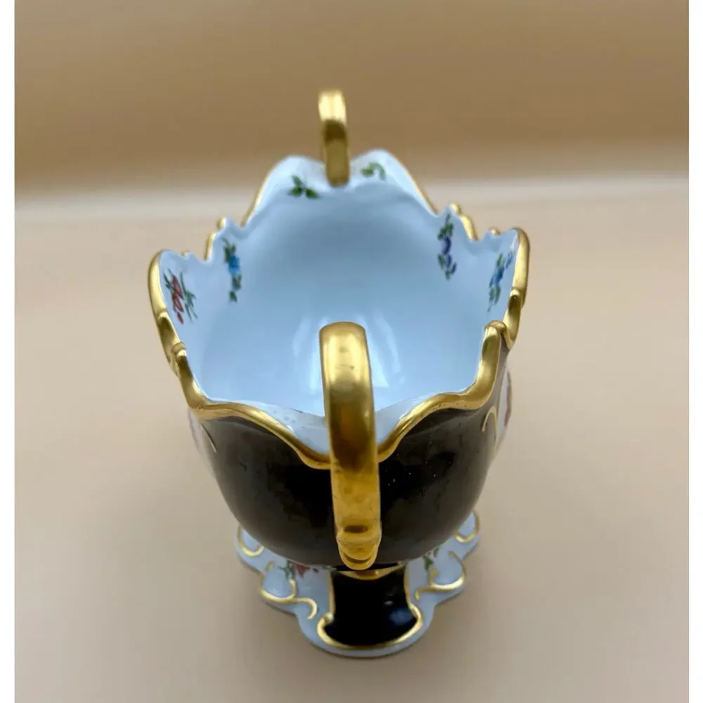 Vintage Irene Evelyn Becker Hand Painted Porcelain Centerpiece Bowl Ladybug